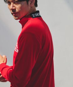 23区GOLF 【MEN】【吸水速乾/UVカット】スポーティ モックネックシャツ