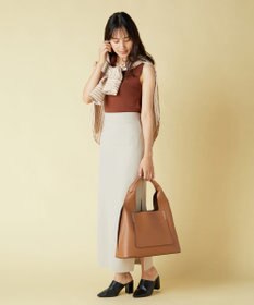 LA BAGAGERIE 【veganview】triangle shape tote bag