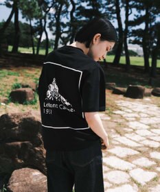 SHARE PARK LADIES 【UVカット・吸水速乾・ストレッチ・軽量 】バックプリントポケットTシャツ（S・Mサイズ）