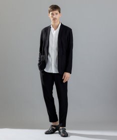 JOSEPH HOMME リネンストレッチブロード 　ウィングカラー半袖シャツ