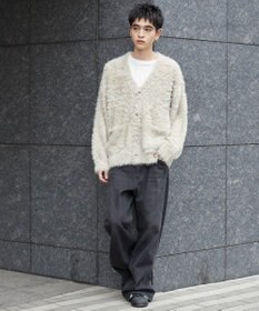 WEGO 【ユニセックス着用ITEM】フェザーカーディガン