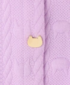 ANY KIDS ふくれジャガードカーディガン