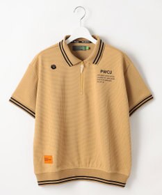 PW CIRCULUS 【WOMEN】ワッフルハーフジップポロ ゴルフウェア レディース