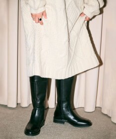 Pointer 本革ベーシック 裏起毛 ロングブーツ