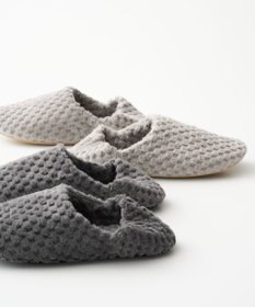 LOOM&SPOOL GRS綿毛布ルームシューズ