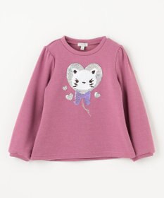 ANY KIDS 裏シャギーミラクルスパンコールトレーナー