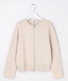 J.PRESS LADIES S INTERLOCK ニット ブルゾン