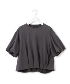 23区 【WEB&一部店舗限定/接触冷感】ツイストコットンプレーティング バルーンスリーブ カットソー