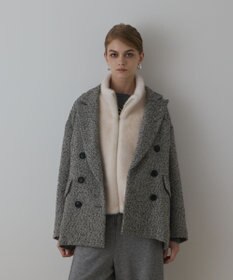 GRACE CONTINENTAL カルゼツイードダブルジャケット