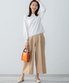 組曲 S 透かし柄 ニットプルオーバー