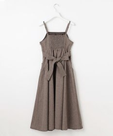 Feroux バッグリボン ジャンパースカート