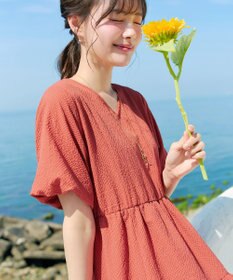 Tiaclasse リップルティアードワンピース