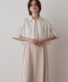 GRACE CONTINENTAL フレアスリーブシャツ