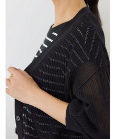 AMERICAN HOLIC メッシュＶネックニットカーディガン