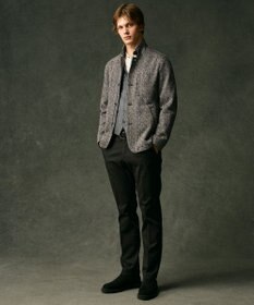 JOSEPH ABBOUD 【ウエストも伸びる！オーガニックコットン使用・25AW】トリコチンストレッチ パンツ