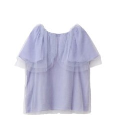 earth music&ecology チュールレイヤードプルオーバー