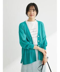 Green Parks 接触冷感Ｖネックカーデ