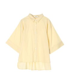 earth music&ecology ワイドスリーブ半袖シャツ