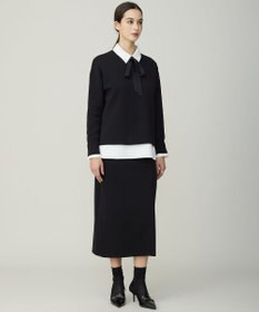 ICB L 【先行予約】コットンポリエステルスムース ニットスカート