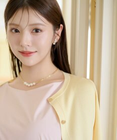 TOCCA LINE PEARL NECKLACE 淡水パールネックレス