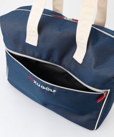 23区GOLF シューズ収納付【UNISEX】合皮×デニム調ボストンバッグ