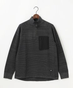 JOSEPH ABBOUD MOUNTAIN 【軽さ/ストレッチ】ホールガーメント3Dニット トスタンドZIPプルオーバー