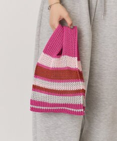 AMERICAN HOLIC マルチボーダーニットバッグ