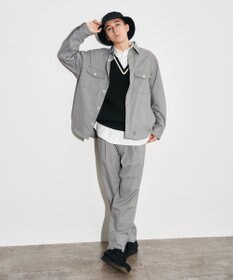 J.PRESS YORK STREET 【UNISEX】チェックストレッチイージーパンツ
