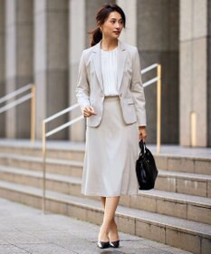 自由区 【洗える】バックサテンアムンゼンストライプ ブラウス