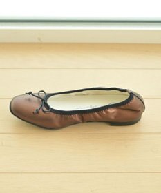 nouvelleRobe Oū 【本革・高反発】Square スクエアトゥ メタリックバレエシューズ