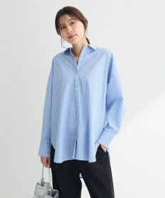 Green Parks イージーケアストライプシャツ