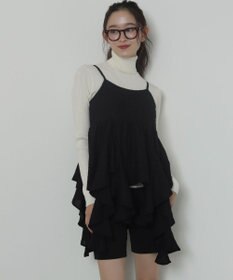 WEGO イレヘムフリルキャミワンピース