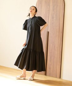 #Newans フレアヘムシャツワンピース