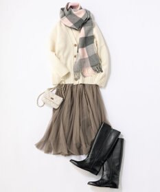 23区 【CLASSY.1月号掲載】manifattura big ウール マフラー