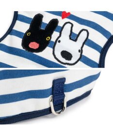 PET PARADISE リサとガスパール 保冷剤付 ベストハーネス 《ボーダー》 ＳＳ 小型犬