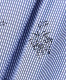 J.PRESS LADIES 【一枚で着映え】ストライプ×フラワープリント ワンピース