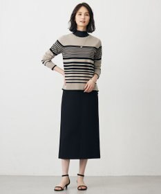 J.PRESS LADIES 【WEB限定】シアーストレッチフライス メローネック シアー カットソー