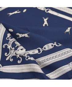 Marca 【Marcaオリジナル】ドッグ 小判 シルクツイル スカーフ