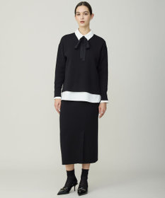 ICB L 【先行予約】コットンポリエステルスムース ニットスカート