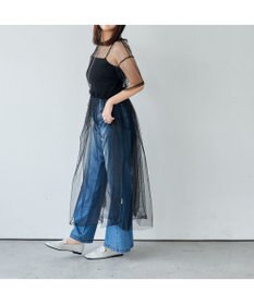 MODE ET JACOMO <carino>スクエアトゥフラットシューズ