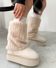 WEGO 【暖かい】2wayムートンタッチブーツ