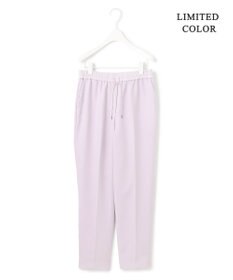 ICB L 【新色追加・WEB限定カラーあり・接触冷感・UVケア・速乾・防シワ・洗える】 FluidBackSatin  ドロストパンツ