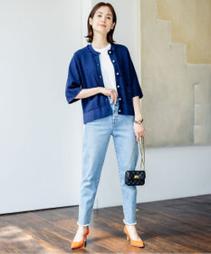 組曲 【洗える・アンサンブル対応】MINAノースリーブ ニット