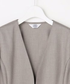 J.PRESS LADIES L OXIJEWEL ストレッチ ノーカラー ジャケット