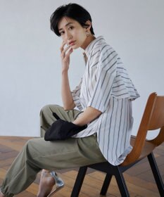 ICB 【洗える】 キュプラナイロンストレッチ ジョグパンツ