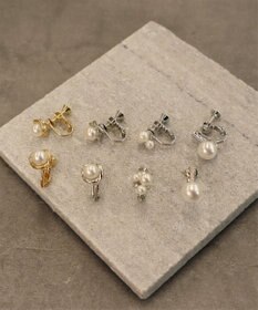 Tiaclasse 【5TYPEアソートデザイン・金属アレルギー対応】パールイヤリング・ピアス