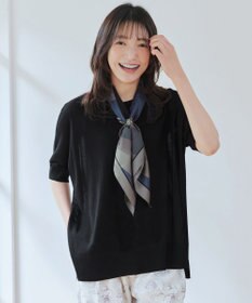 Tiaclasse 【洗える】サラサラUVシアーニットドルマントップス