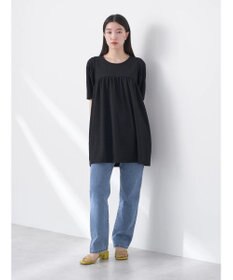 earth music&ecology ジャガードギャザーチュニック