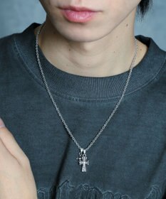 WEGO Mラインストーンモチーフネックレス