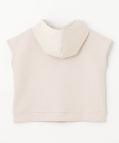 ANY L 【洗濯機可】ダンボールフレンチスリーブ ジップアップパーカー